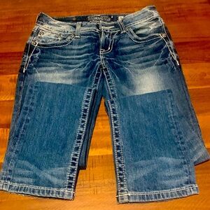 MissMe straight jeans size 26 inseam 31